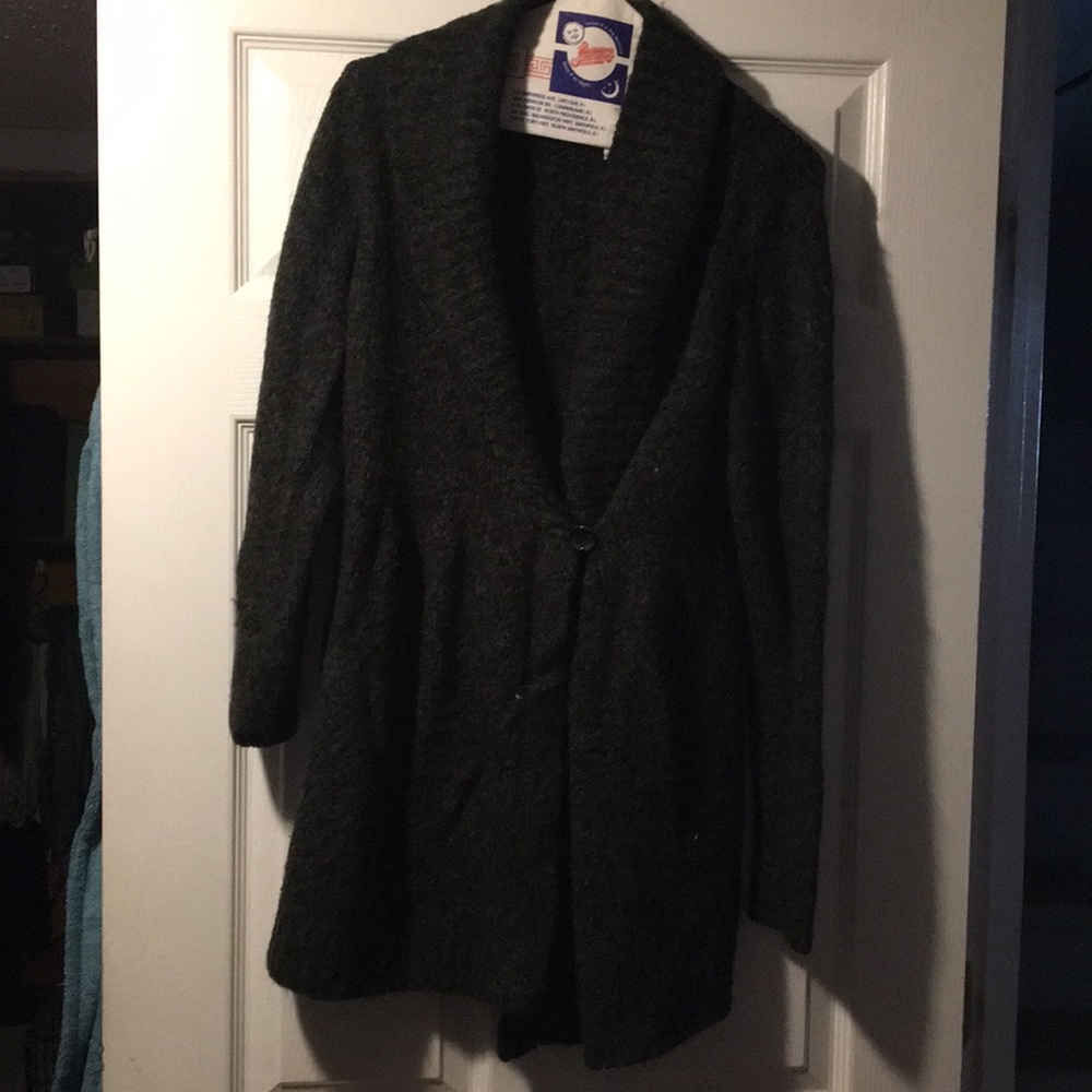 Dark grey maternity sweater